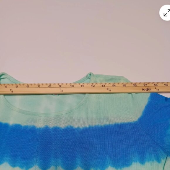 Fresh Produce Womens Med/LG Blouse Long Sleeve Flowy High Low Hem Top D24 - Picture 4 of 12